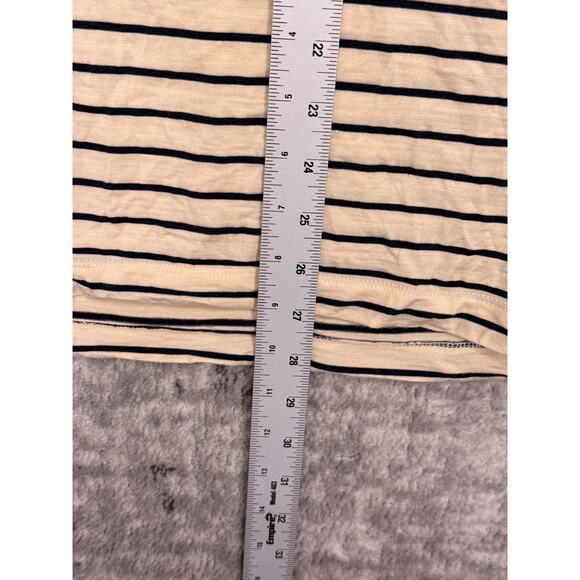 Taylor Stitch Shirt Large Mens Merino Wool Mercerized Henley Striped Slim Fit - Picture 6 of 7